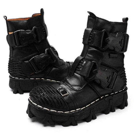 Handmade Western Cowboy Leather Boots, Black - American Legend Rider