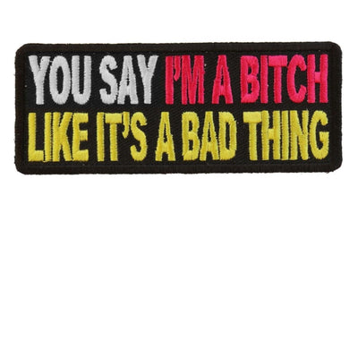 Daniel Smart Like It's A Bad Thing Patch, 4 x 1.5 inches - American Legend Rider