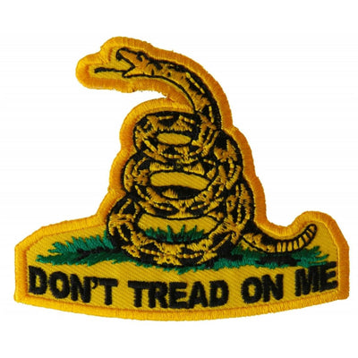Daniel Smart Don't Tread On Me Patch, 3 x 2.5 inches - American Legend Rider