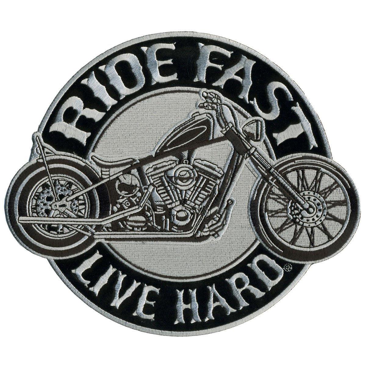 Hot Leathers Circle Bike Patch 4" X 4" - American Legend Rider