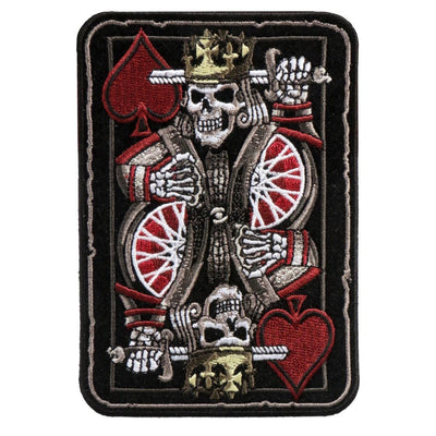 Hot Leathers Suicide King Patch 3.5" X 3.5" - American Legend Rider