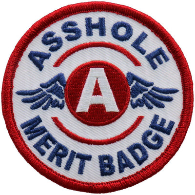 Hot Leathers Asshole Merit Badge 3" X "3 - American Legend Rider