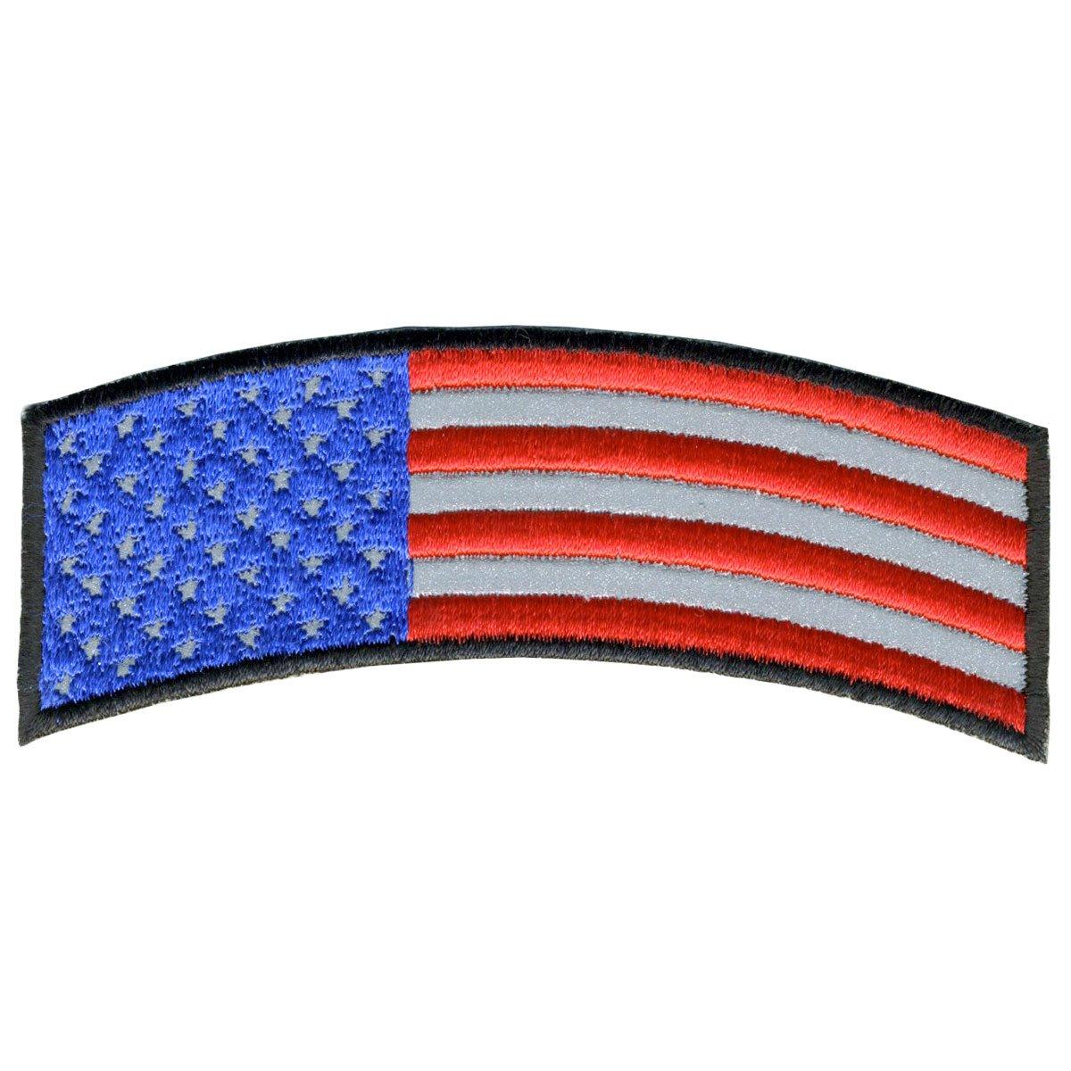 Hot Leathers Reflective American Flag - American Legend Rider