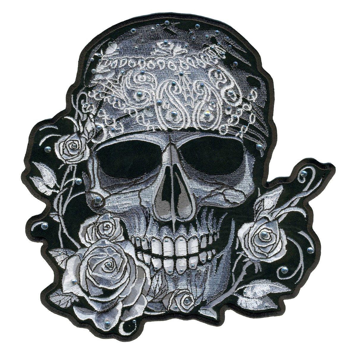 Hot Leathers Bandana Skull 4" Patch - American Legend Rider