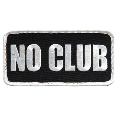 Hot Leathers 4" No Club Patch - American Legend Rider