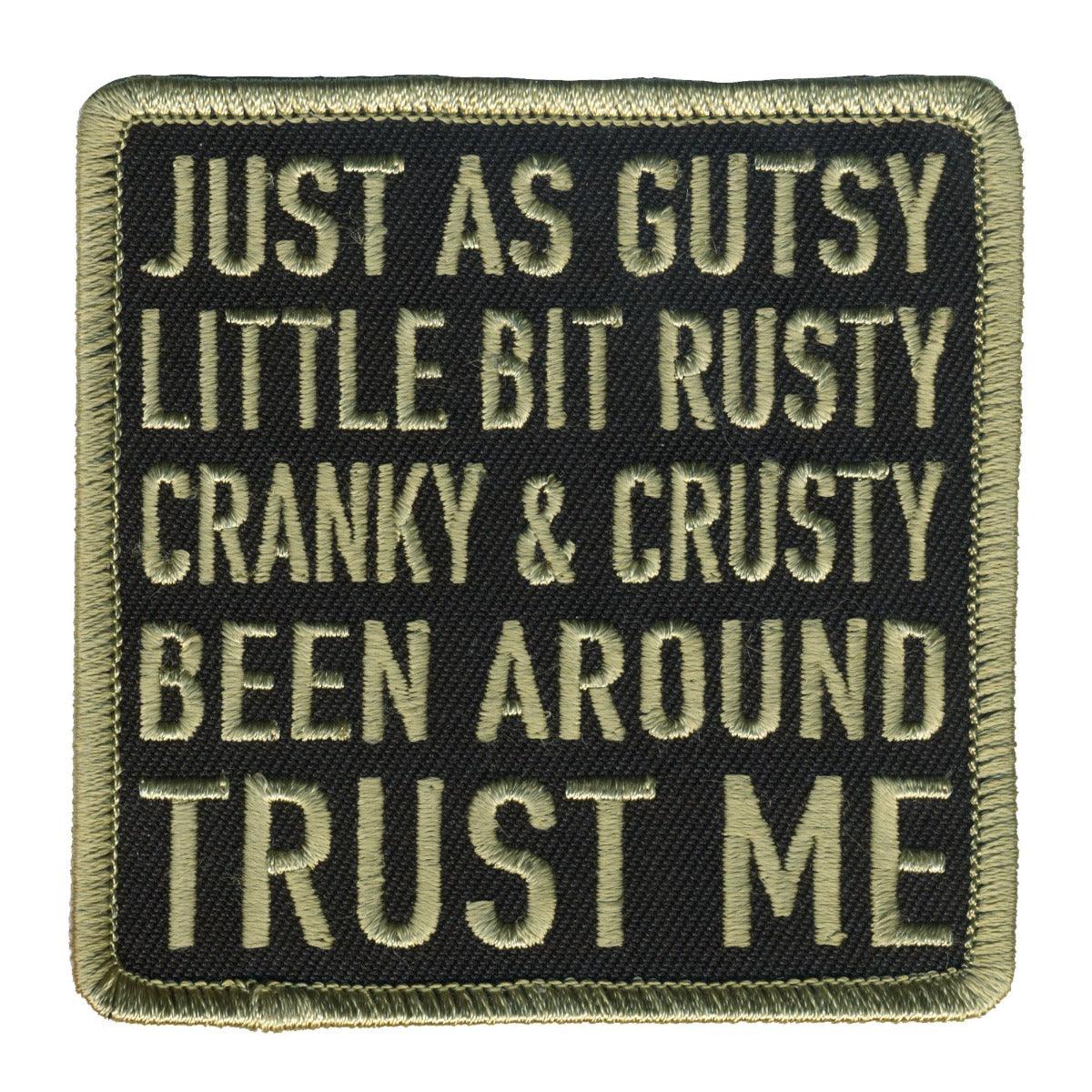 Hot Leathers Just As Gutsy 3" X 3" Patch - American Legend Rider