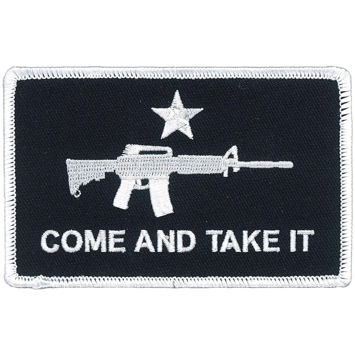 Hot Leathers Come Take It Rifle Patch - American Legend Rider