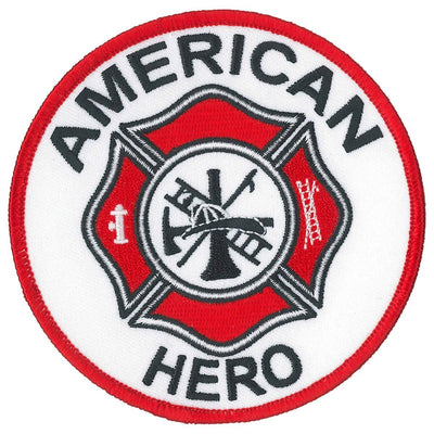 Hot Leathers Patch Hero Fire Dept - American Legend Rider