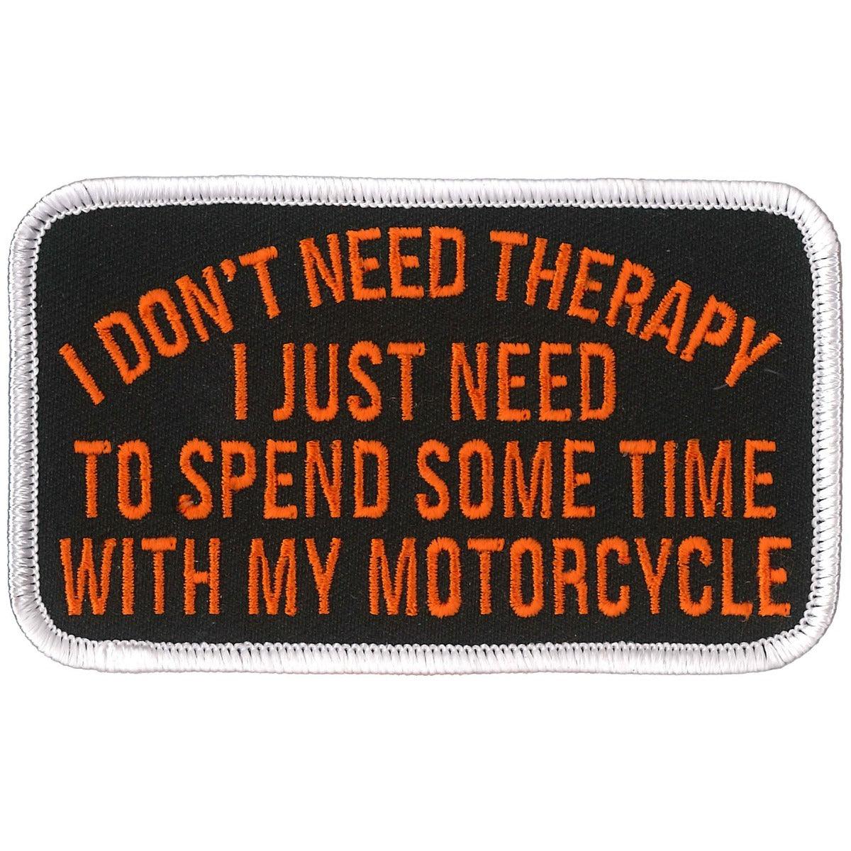 Hot Leathers Patch Motorcycle Therapy - American Legend Rider