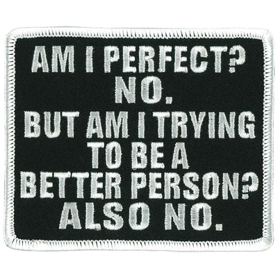 Hot Leathers Better Person 4" X 3" Patch - American Legend Rider