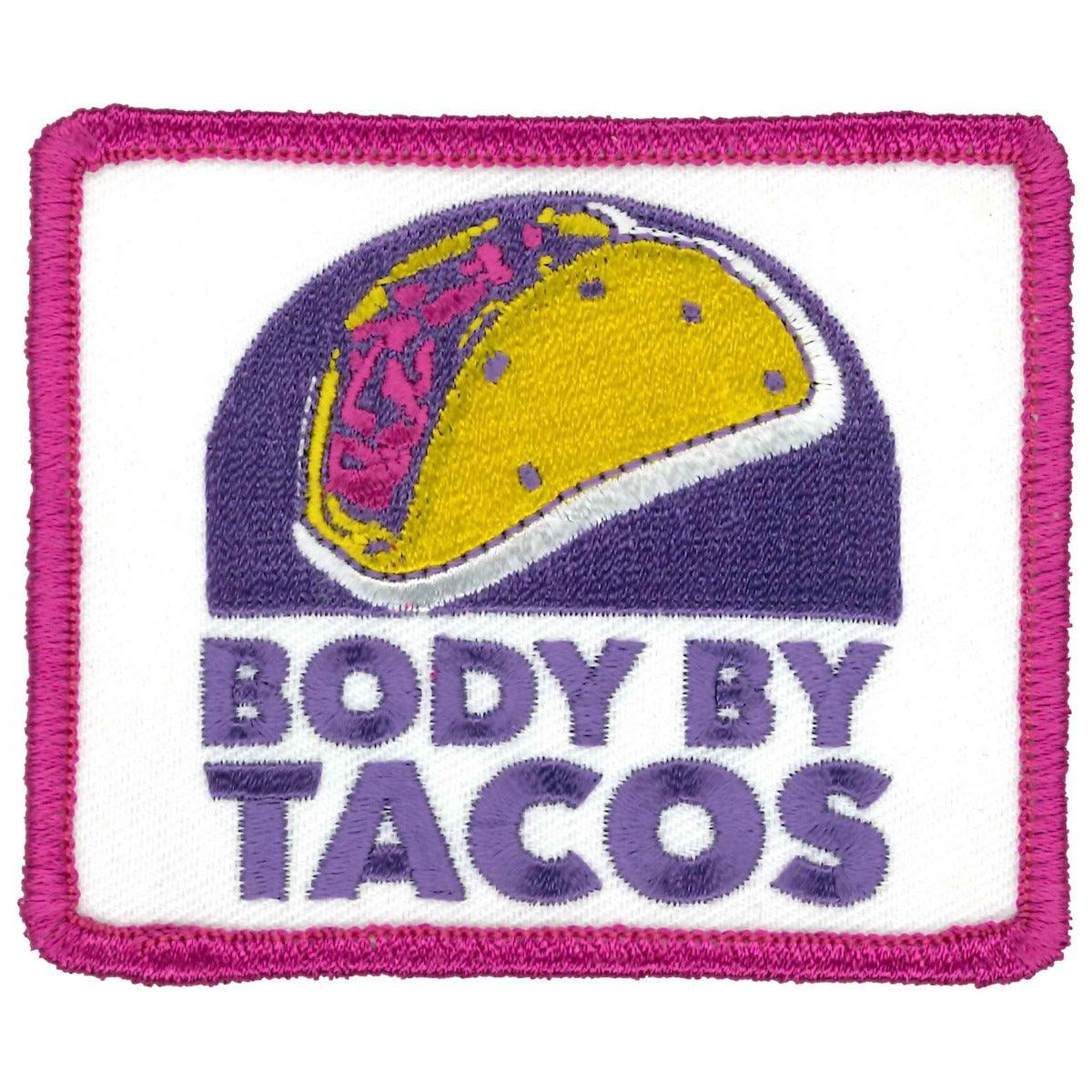 Hot Leathers Body By Tacos 3" X 3" Patch - American Legend Rider