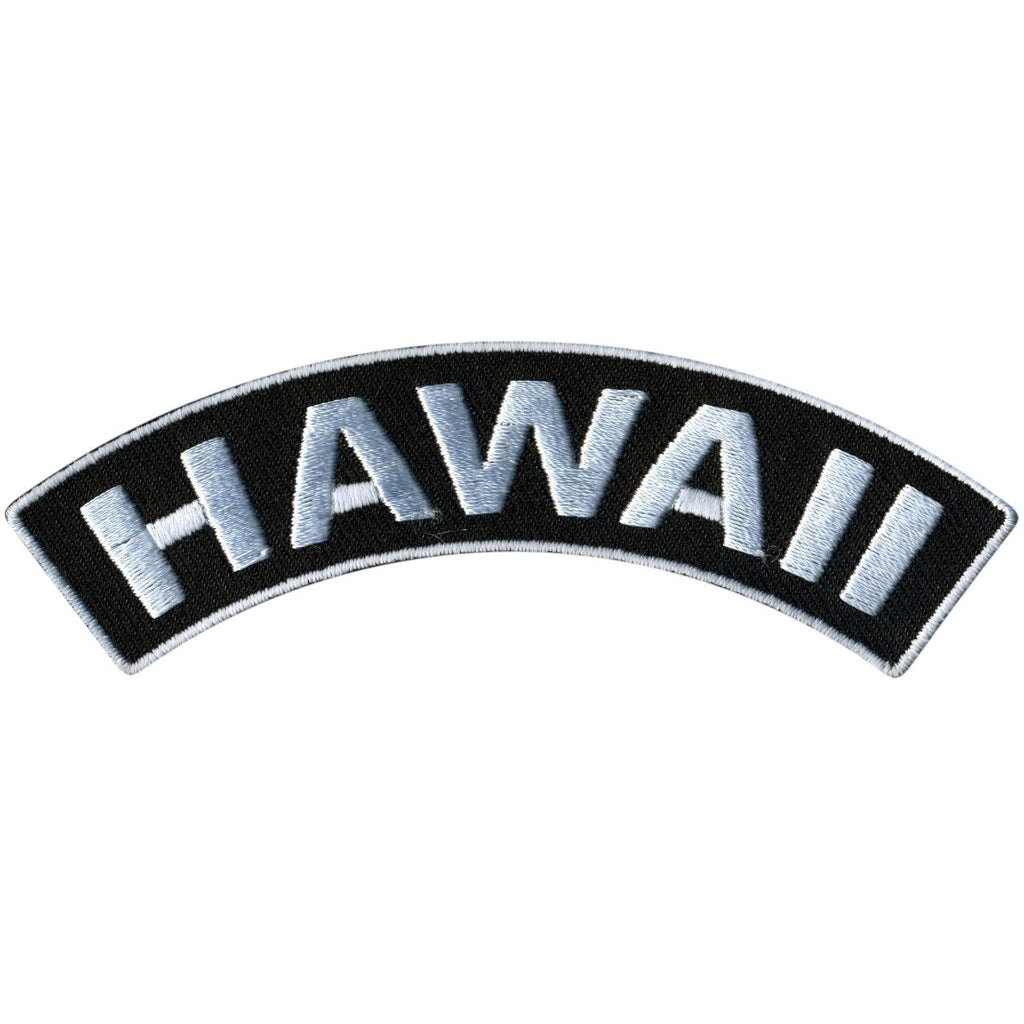 Hot Leathers Hawaii 4” X 1” Top Rocker Patch