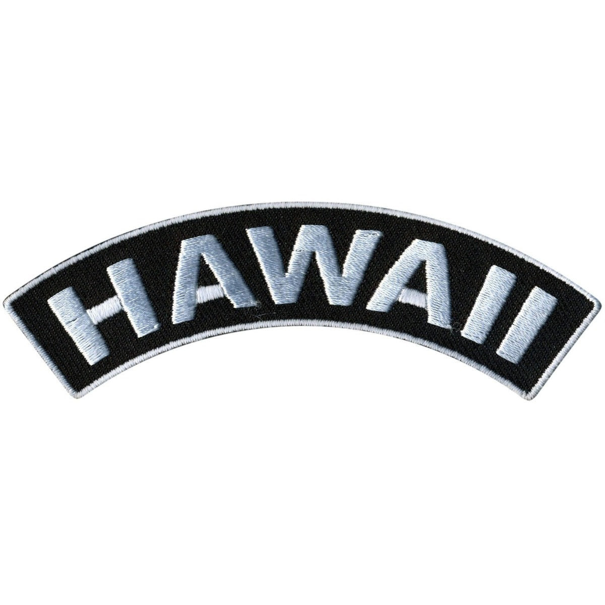 Hot Leathers Hawaii 4” X 1” Top Rocker Patch - American Legend Rider