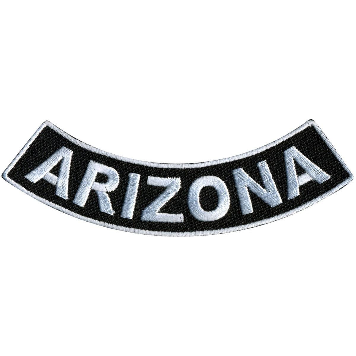 Hot Leathers Arizona 4” X 1” Bottom Rocker Patch - American Legend Rider