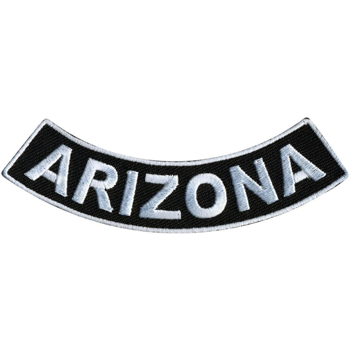 Hot Leathers Arizona 4” X 1” Bottom Rocker Patch - American Legend Rider