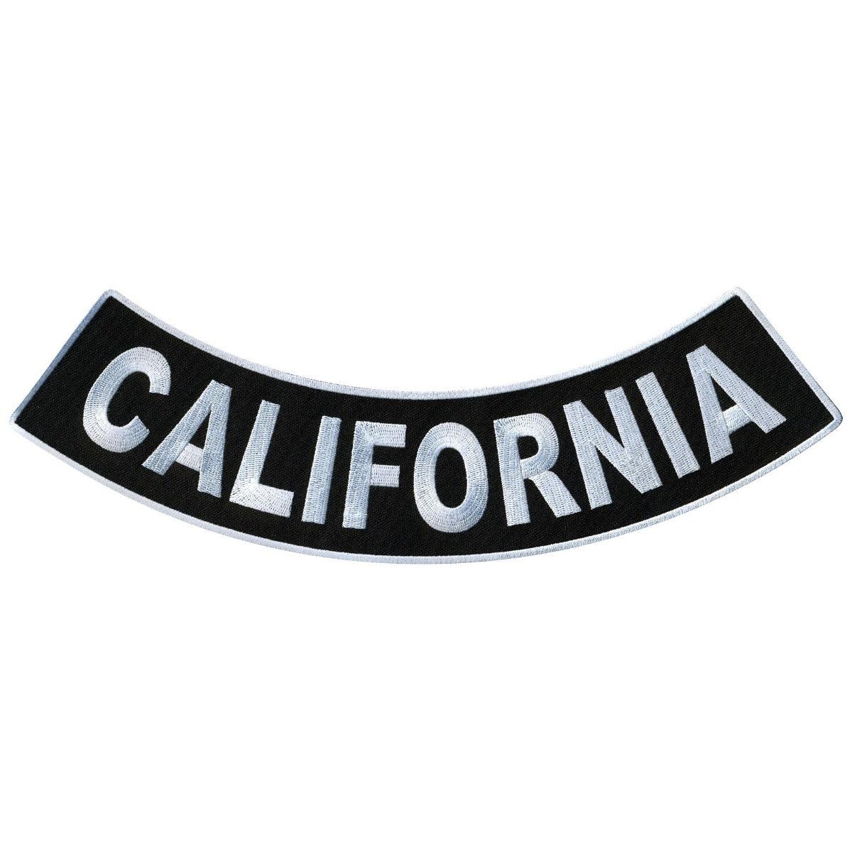 Hot Leathers California 12” X 3” Bottom Rocker Patch - American Legend Rider