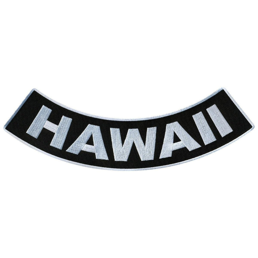Hot Leathers Hawaii 12” X 3” Bottom Rocker Patch