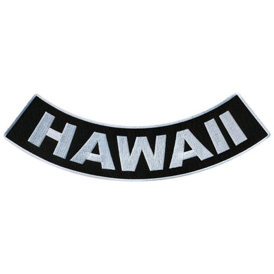 Hot Leathers Hawaii 12” X 3” Bottom Rocker Patch - American Legend Rider