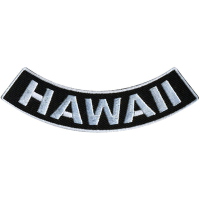 Hot Leathers Hawaii 4” X 1” Bottom Rocker Patch - American Legend Rider
