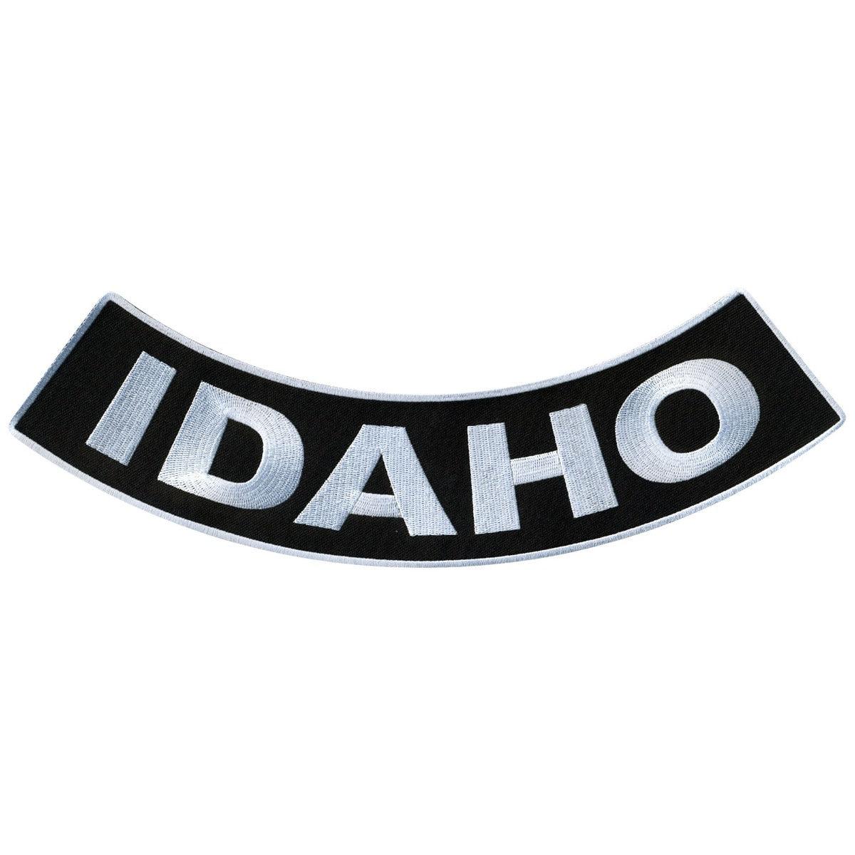 Hot Leathers Idaho 12” X 3” Bottom Rocker Patch - American Legend Rider