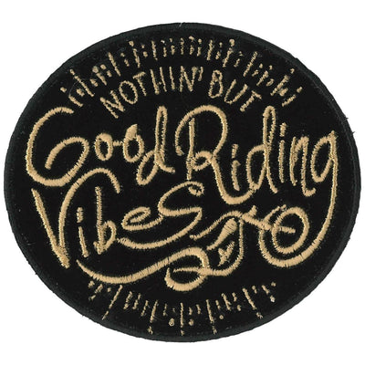 Hot Leathers Patch Good Riding Vibes 3" - American Legend Rider