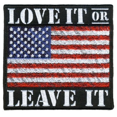 Hot Leathers Love It Leave It Patch 3.5" - American Legend Rider