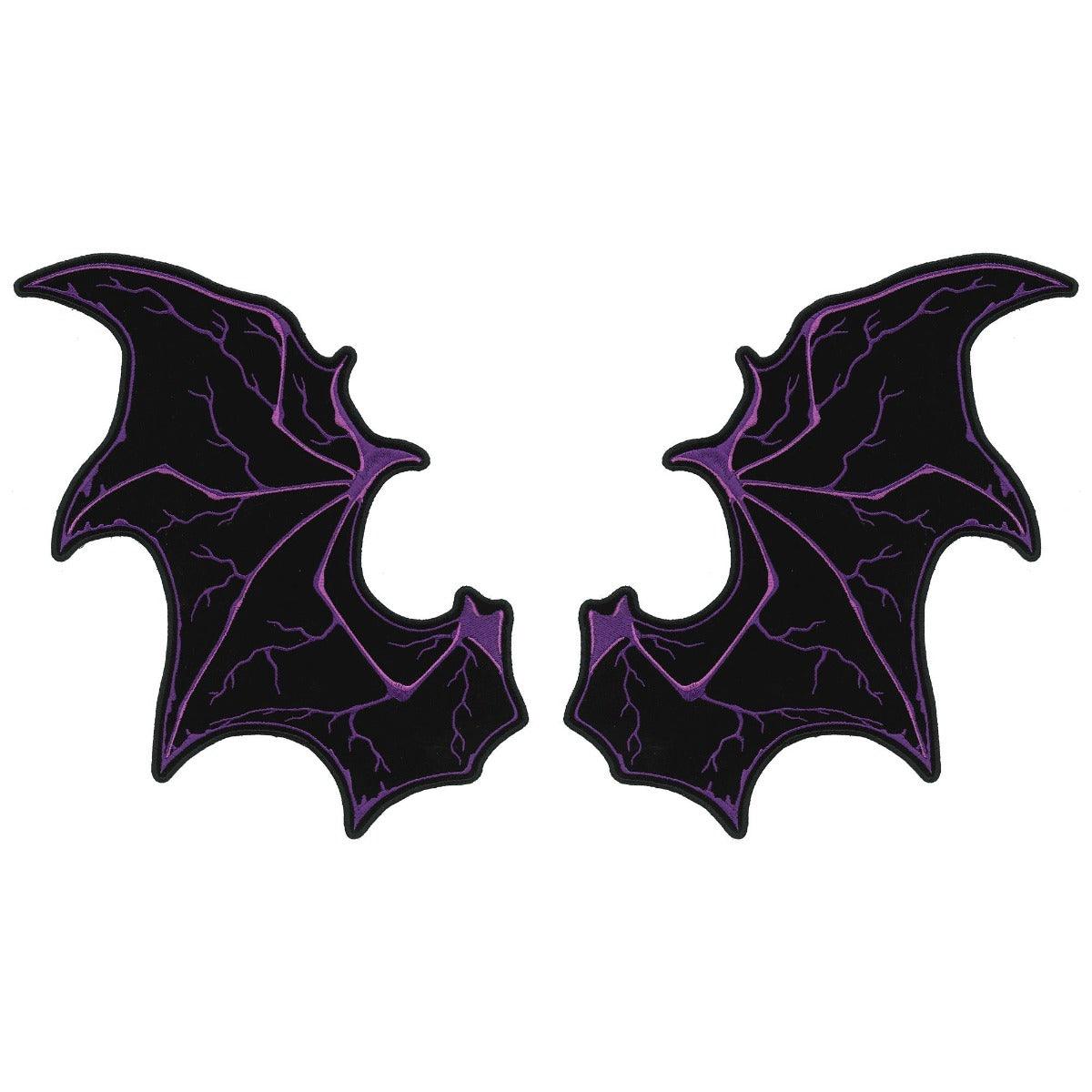 Hot Leathers Patch Bat Wings 7" - American Legend Rider