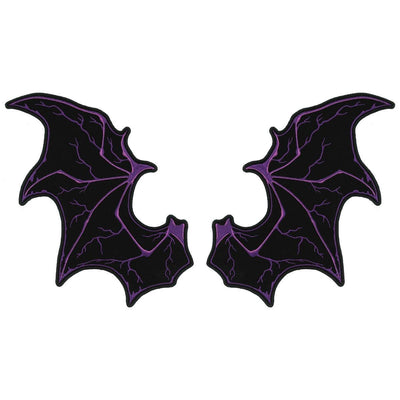 Hot Leathers Patch Bat Wings 7" - American Legend Rider
