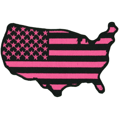 Hot Leathers Pink Country Flag 4" Patch - American Legend Rider