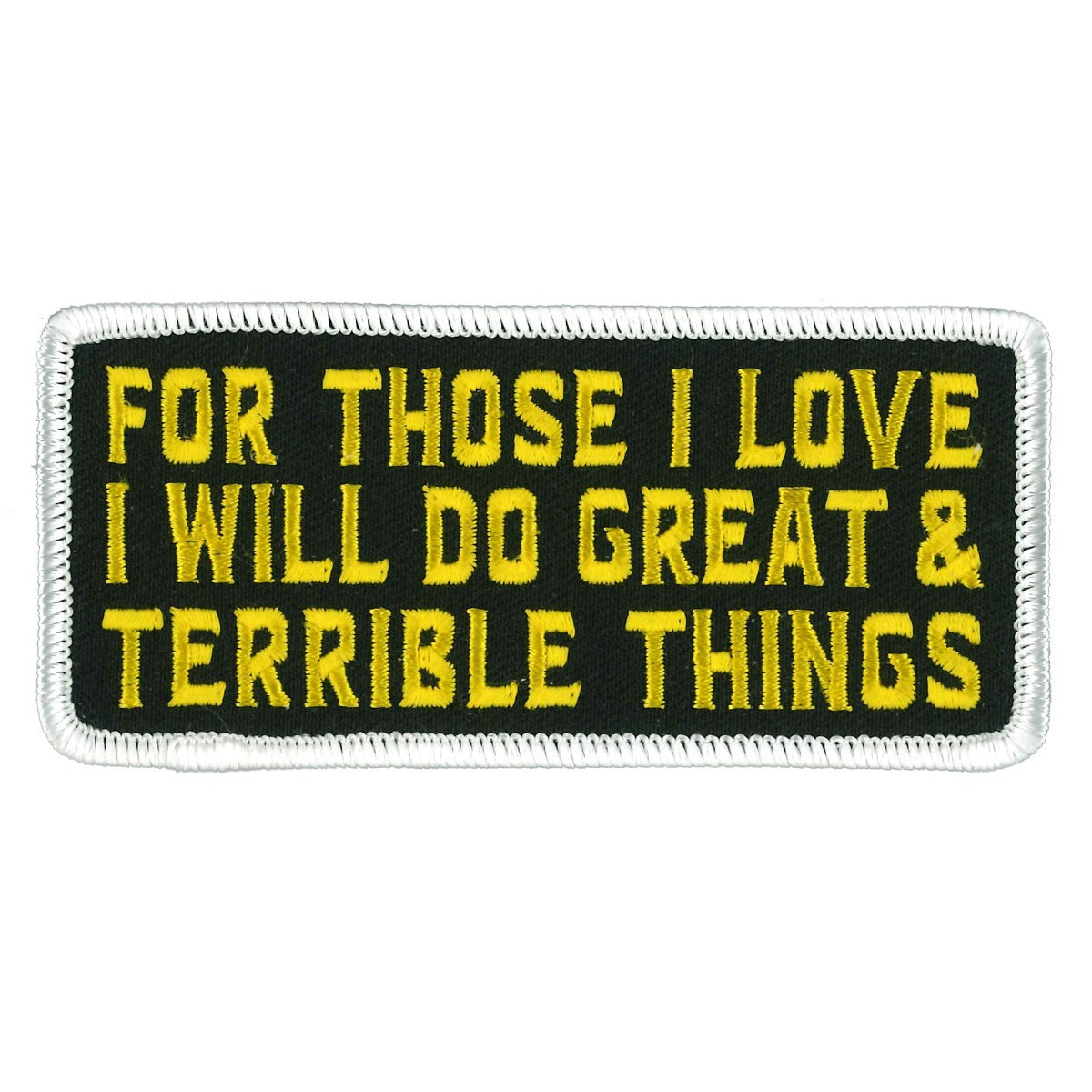 Hot Leathers 4" Terrible Things Patch