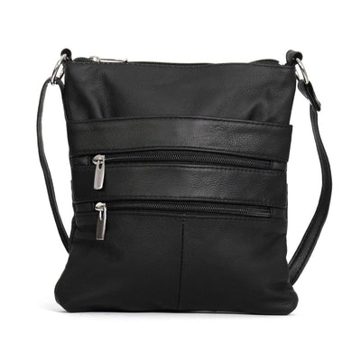 Hot Leathers Small Leather Purse With Magnet Zipper - American Legend Rider