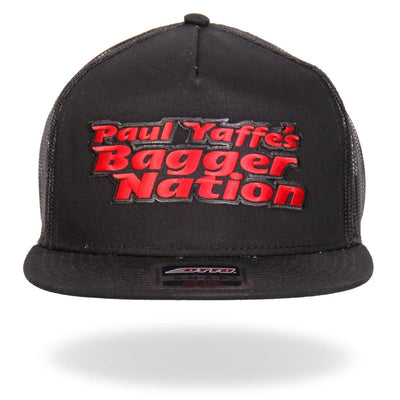 Hot Leathers Official Paul Yaffe's Red Block Logo Snapback - American Legend Rider