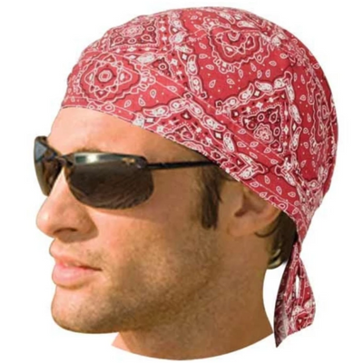 Daniel Smart Paisley Red Headwrap - American Legend Rider
