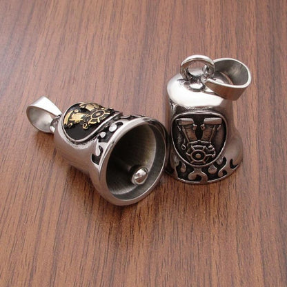 Stainless Steel Punk Men Gremlin Bell