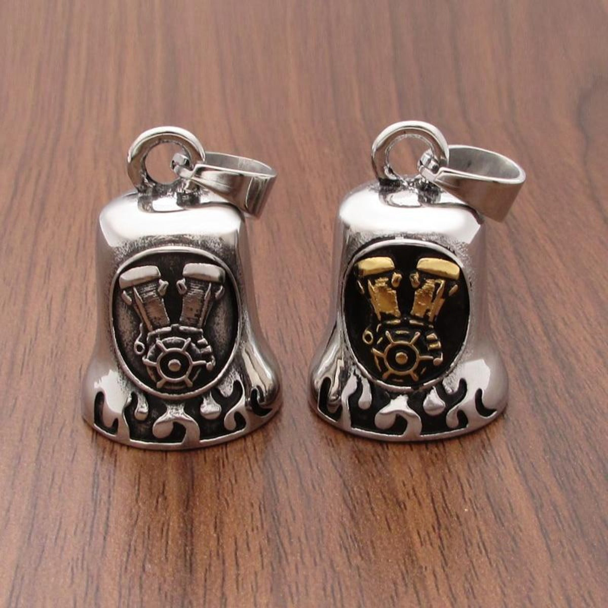 Stainless Steel Punk Men Gremlin Bell