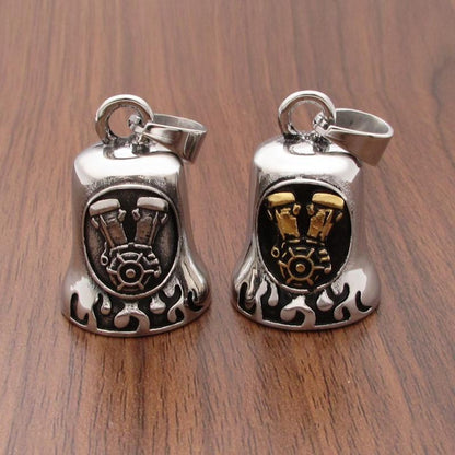 Stainless Steel Punk Men Gremlin Bell