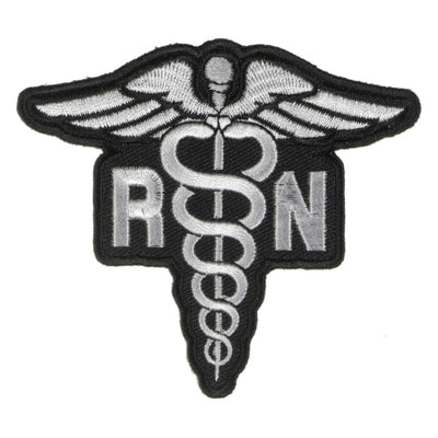 Daniel Smart Registered Nurse Embroidered Iron On Patch, 3.5 x 3.1 inches - American Legend Rider