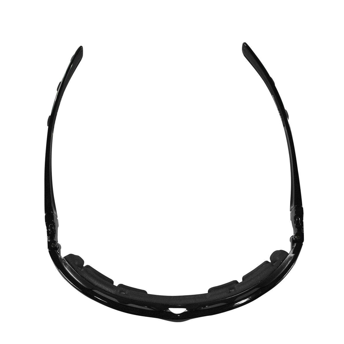 Bobster Road Hog II Convertible Sunglasses, Black Frame, 4 Sets of Polycarbonate Lenses, M - American Legend Rider
