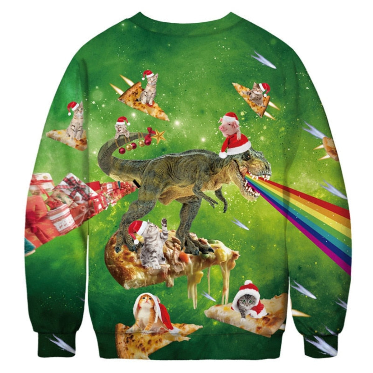 Xmas Dino Ugly Christmas Sweater