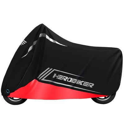 All Season Protective Motorcycle Cover - Red