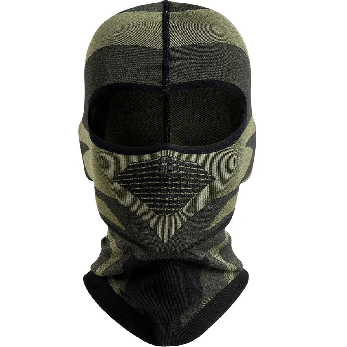 A windproof Breathable Motorcycle Full Face Cover with a hood.
