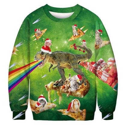 Xmas Dino Ugly Christmas Sweater