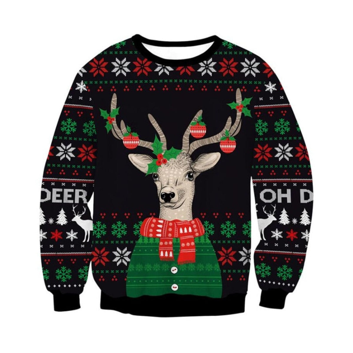 Oh Deer Ugly Christmas Sweater