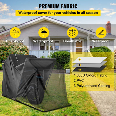 Waterproof Motorcycle Cover Protective Shelter