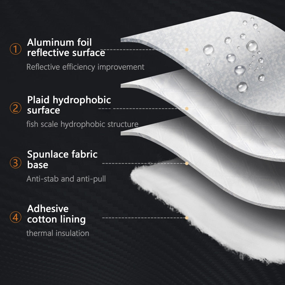 Reflective Sunshade Motorcycle Cover