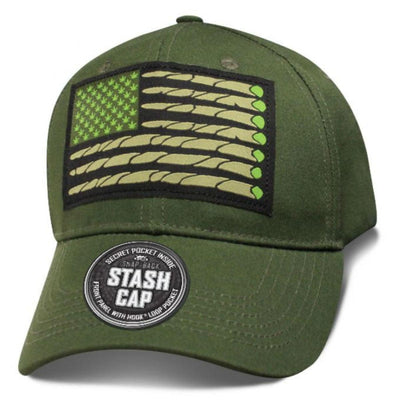 Daniel Smart USA Flag High Hat, Unisex , Army Green - American Legend Rider