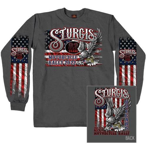 Hot Leathers 2022 Sturgis Rally Freedom Ride Long Sleeve - American Legend Rider