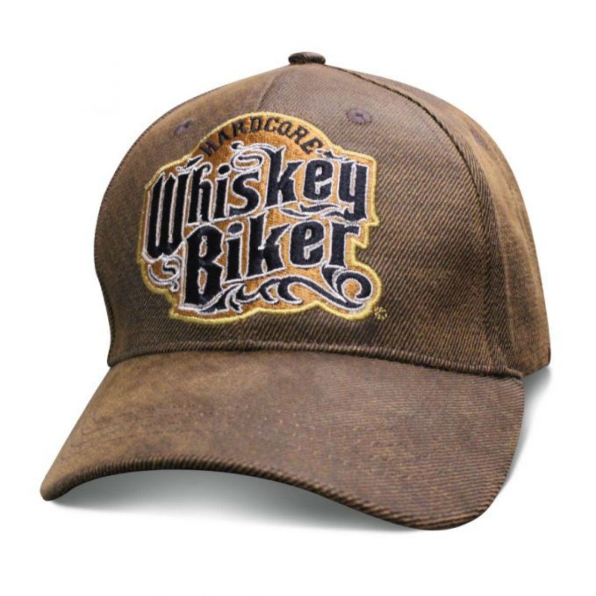 Daniel Smart Premium Whiskey Biker Oilskin Hat, Unisex, Brown - American Legend Rider