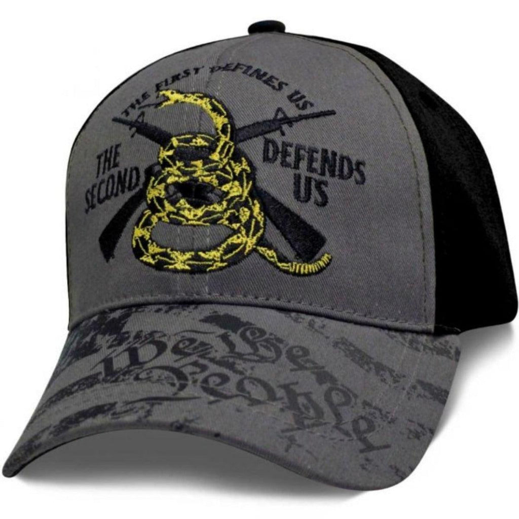 Daniel Smart Don't Tread We the People Hat, Unisex, Gray/Black | American Legend Rider