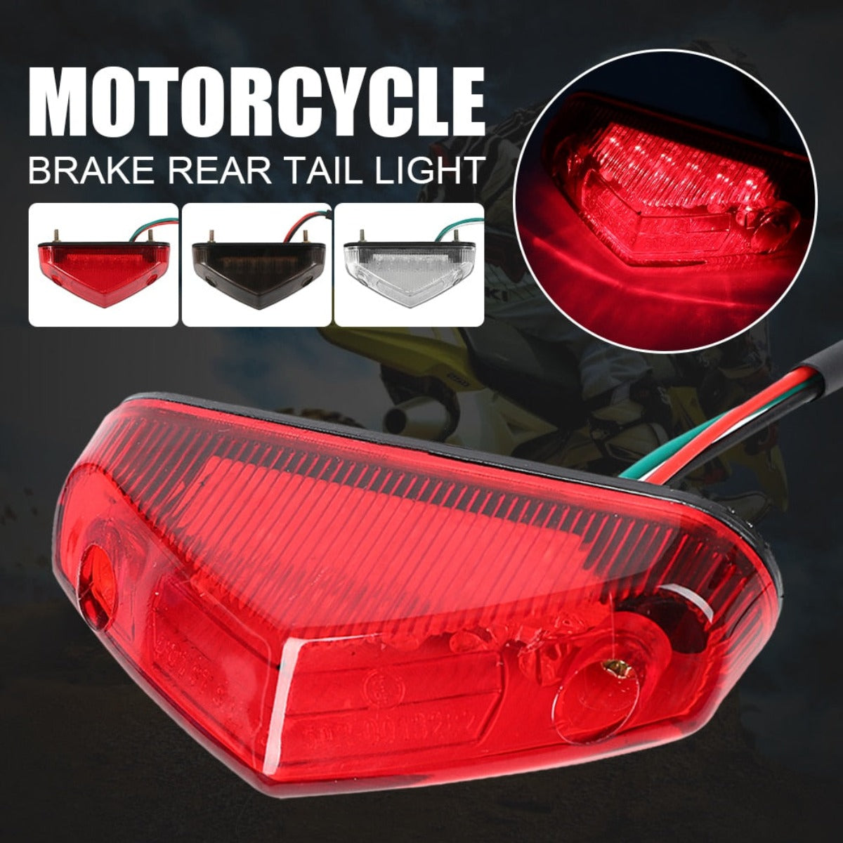 Universal Motorcycle 12V LED Tail Light